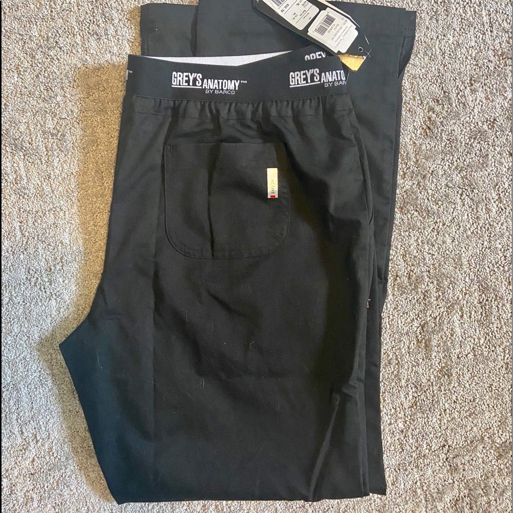 Grey’s Anatomy by Barco black scrub pants XL